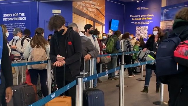 Airports getting crowded for the holidays