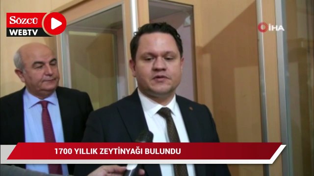 1700 yıllık zeytinyağı bulundu