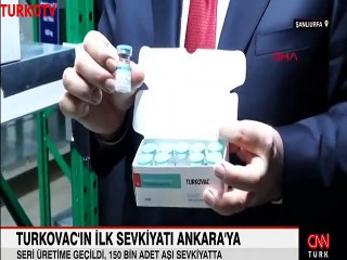 TURKOVAC aşılarında ilk sevkiyat gerçekleşti