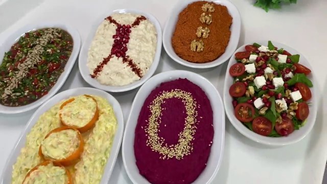 YILBAŞI SOFRASINI SÜSLEYECEK 6 YENİ VE KOLAY MEZE TARİFİ Salata_Meze Tarifleri