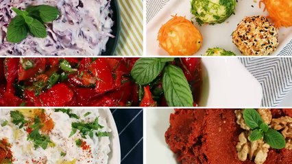 1 SAATTE TAM 5 ÇEŞİT MEZE ⚡ Sofranızı Zenginleştirecek 5 Nefis Meze Tarifi