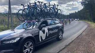 Passage des cyclistes à la 4e étape du Tour de l'Ardèche Féminin 2021 (3)