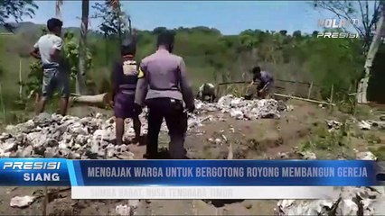 Bripka Andreas Mudja Dirikan Gereja Jelang Natal