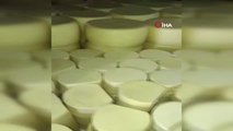 Sivas'ta 2 tona yakın kaçak kaşar peynir ele geçirildi