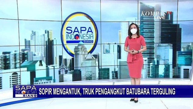 Truk Pengangkut Batu Bara Terguling dan Terbalik di Sungai Ciparge, Ini Pengakuan Sopir