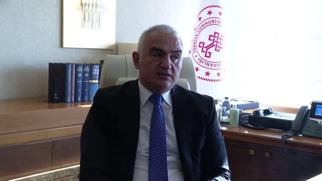 Kültür ve Turizm Bakanı Ersoy, turizm verilerini AA'ya değerlendirdi