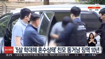 '5살 학대해 혼수상태' 친모 동거남 징역 10년