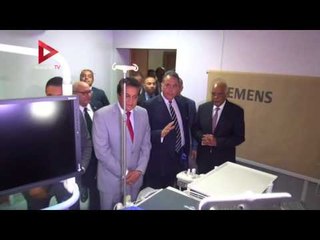 رئيس البرلمان ووزير التعليم العالي يفتتحان مستشفى عين شمس التخصصي