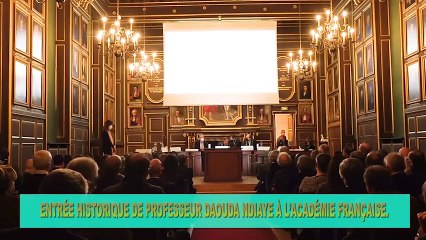 PRIX DE LA FRANCOPHONIE DÉCERNÉ PAR L’ACADÉMIE FRANÇAISE : Le Pr Daouda Ndiaye au pinacle