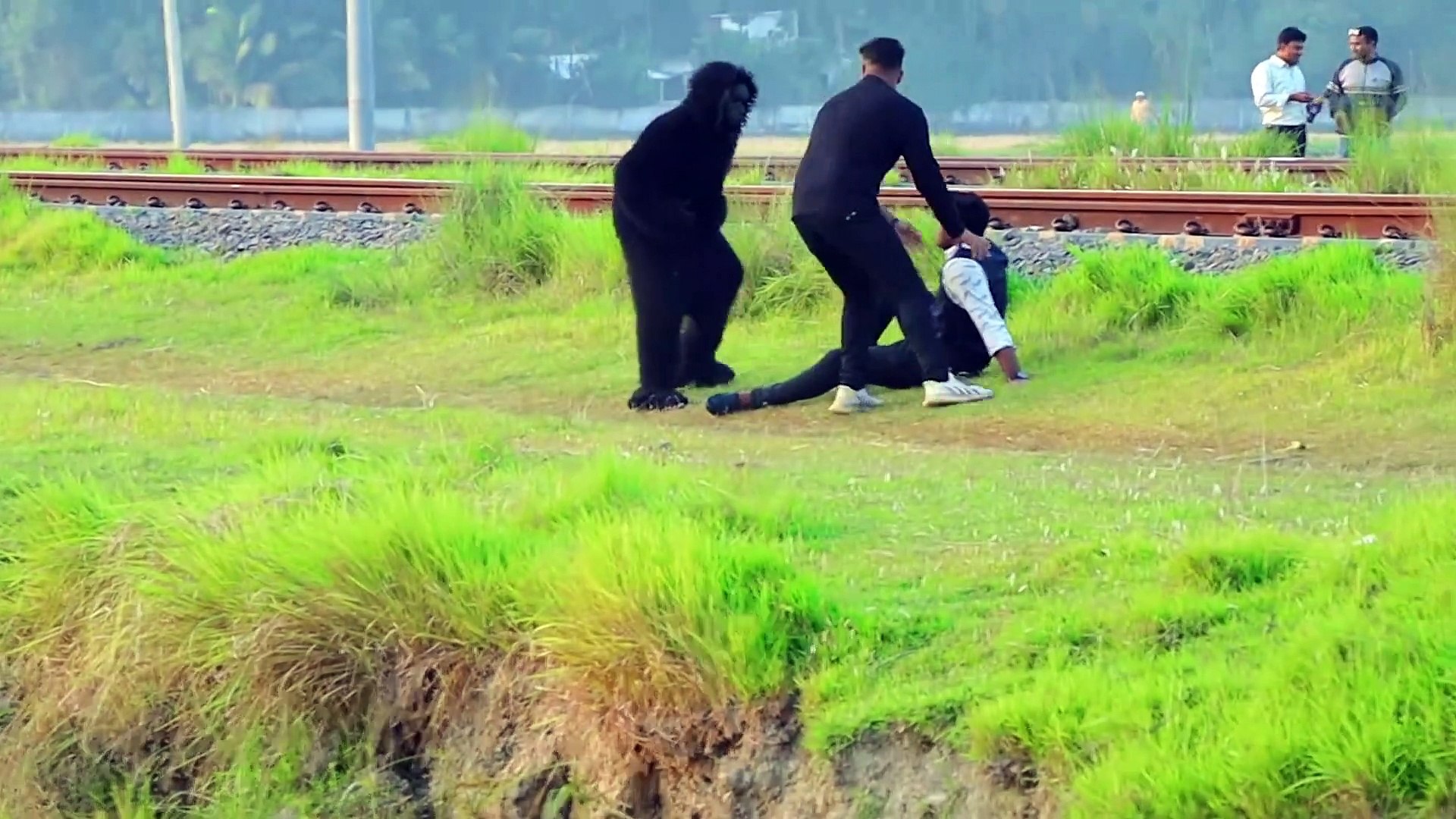 Gorilla Attack Prank | Scary Fake Gorilla Prank on Public