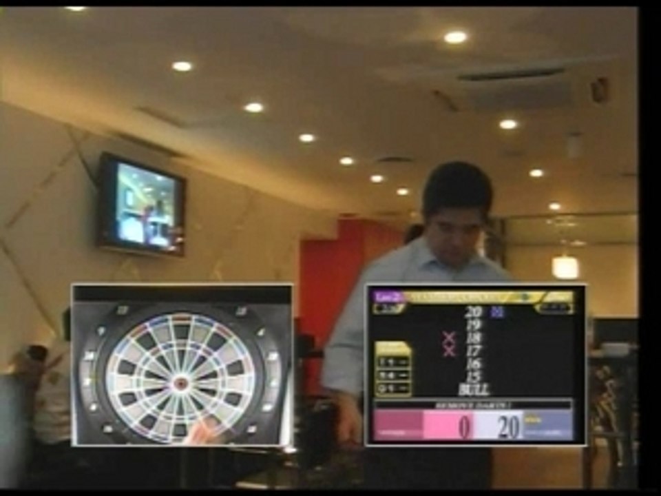 2008.3.4BRAVO vs ナカちゃん【ダーツ動画】