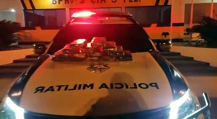 PR-323: jovem que levaria droga para Curitiba é preso durante abordagem em ônibus pela PRE