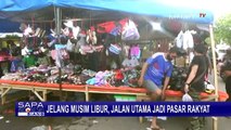 Jelang Perayaan Natal dan Tahun Baru, Jalan Sam Ratulangi di Bitung Berubah Jadi Pasar Rakyat!