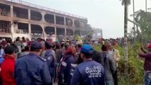 Mueren 38 personas en el incendio de un ferry en Bangladesh