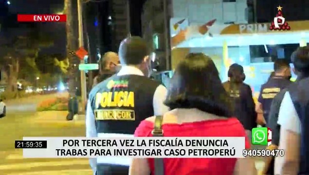 Fiscalía, Contraloría y Procuraduría realizan diligencias en Petroperú