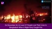 Bangladesh: At Least 37 Killed In Massive Fire Onboard A Ferry