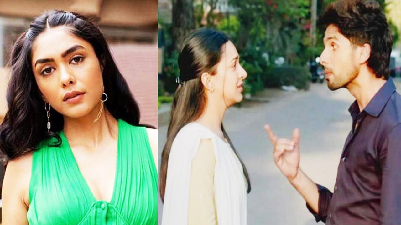 Mrunal Thakur Slapped Shahid Kapoor After Talking To Kiara Advani