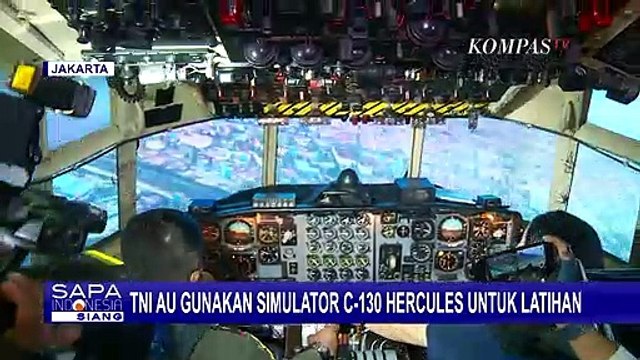 TNI Angkatan Udara Gunakan Simulator C-130 Hercules untuk Latihan