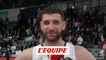 Diot : «Une victoire qui fait du bien» - Basket - Euroligue (H) - ASVEL