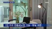 1인가구 65%는 방 3개 넘어…수요 없는 초소형 주택 정책 수정해야