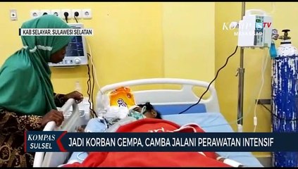 Jadi Korban Gempa, Camba Jalani Perawatan Intensif