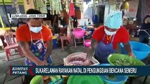 Sukarelawan Rayakan Natal di Pengungsian Bencana Gunung Semeru