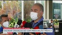 Após autorização da Anvisa em vacinar crianças de 5 à 11 anos contra a Covid-19, ministro Marcelo Queiroga que prescrição médica.