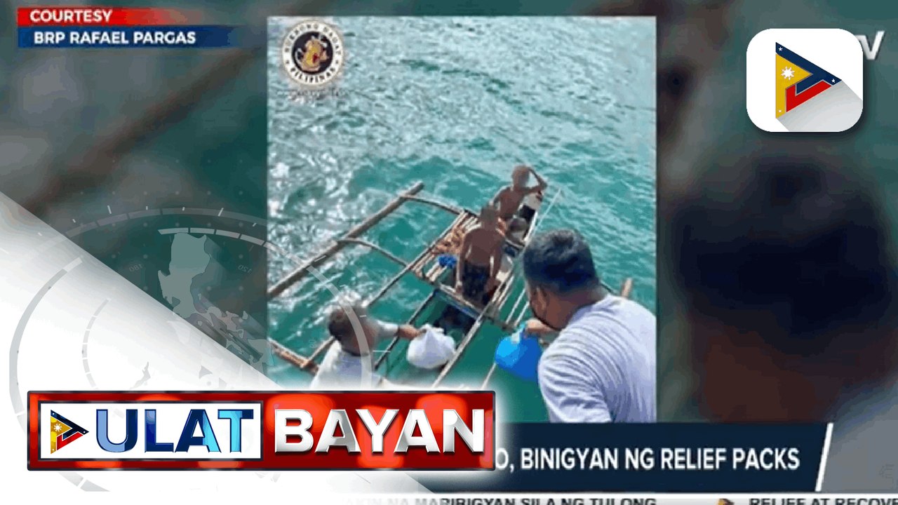 Mga isla sa Surigao City, naabutan na ng relief packs  BRP Jose Rizal, bumiyahe papuntang Palawan para maghatid ng relief supplies  Mga mangingisdang Badjao, binigyan ng relief packs