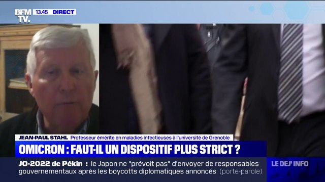 Variant Omicron: pour le professeur Jean-Paul Stahl, sur le plan médical, il faut faire plus
