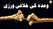 Waday Ki Khilaf Warzi - Islamic Information - ARY Qtv