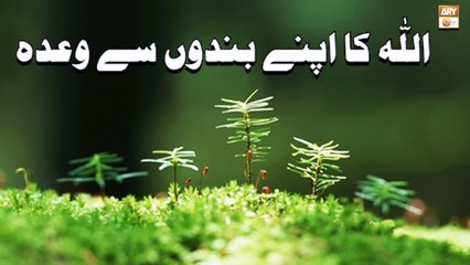 Allah Tala Ka Apne Bando Se Wada - Islamic Information - ARY Qtv
