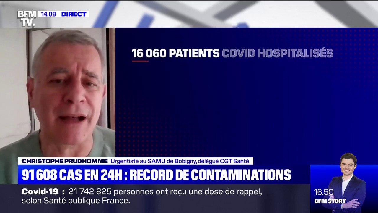 Variant Omicron: pour cet urgentiste, "il n'y a pas de corrélation entre le nombre de cas positifs et le nombre d'hospitalisations"