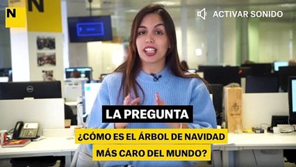 ¿Cómo es el árbol de Navidad más caro del mundo?