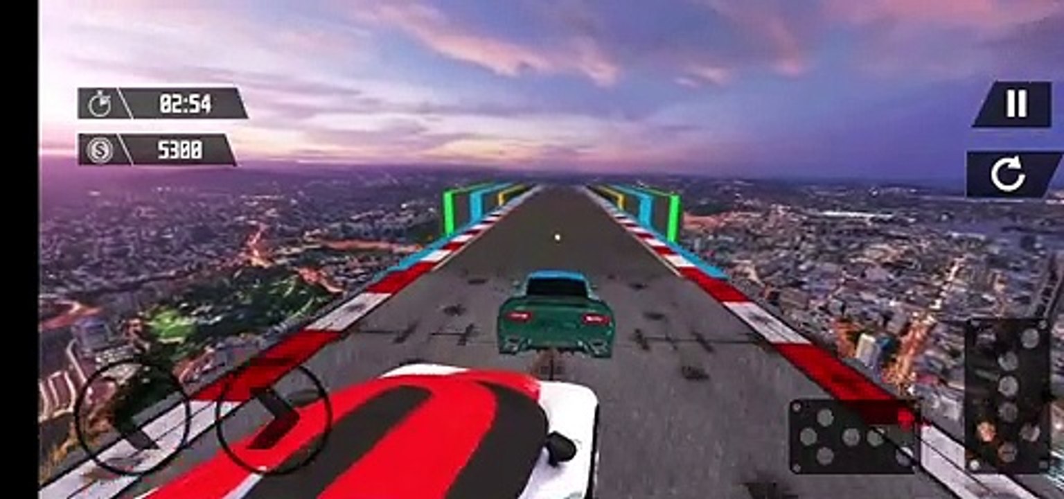 Superhero Double Impossible_ Mega Ramp Car Stunts _ Android Gameplay