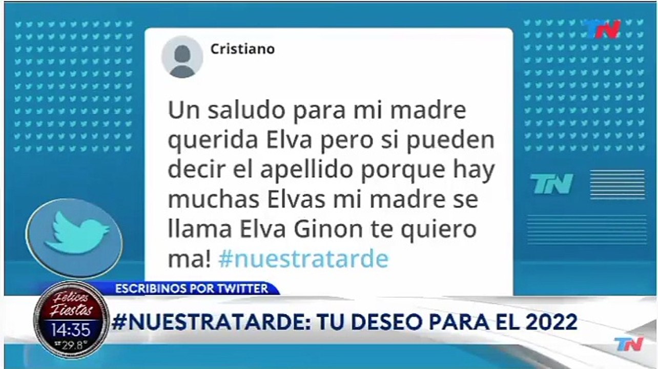 El insólito blooper navideño de TN: "Saludos a Elva Ginón"