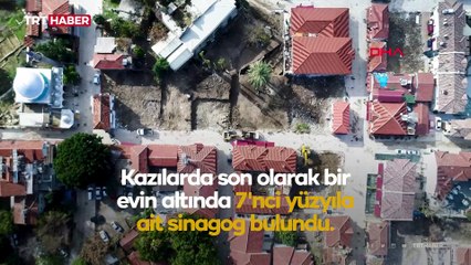 Antalya'da bir evin altında 7'nci yüzyıla ait sinagog bulundu