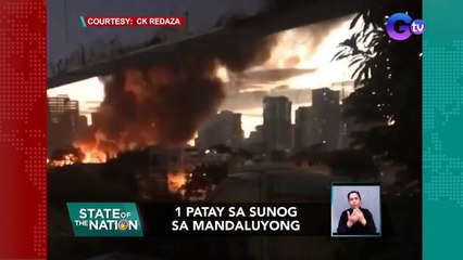 1 patay sa sunog sa Mandaluyong | SONA