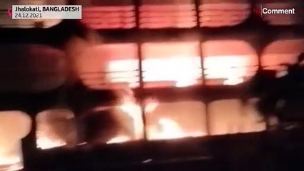 Bangladesh : au moins 37 personnes sont mortes dans l'incendie d'un ferry