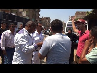 تنفيذ حملة إزالة في البراجيل..ومالك كشك  أول ما تمشوا هابنيه تاني