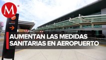 Ante incremento de pasajeros y turistas, aeropuerto de Guadalajara refuerza medidas sanitarias