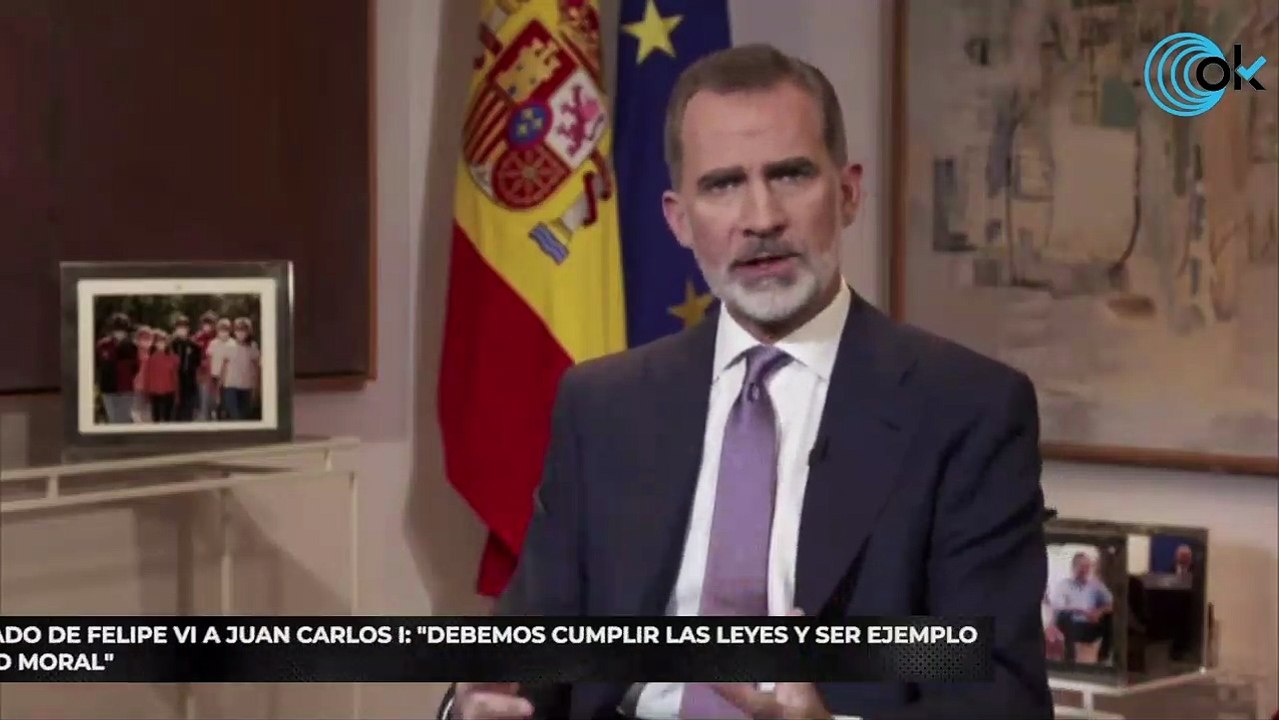 Mensaje velado de Felipe VI a Juan Carlos I: "Debemos cumplir las leyes y ser ejemplo de integridad moral"