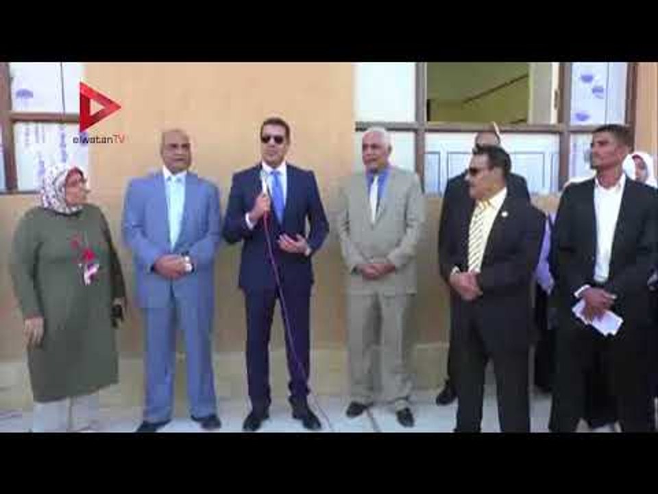 محافظ أسيوط يفتتح 3 مدارس بـ10 ملايين جنيه..  ويحضر طابور الصباح