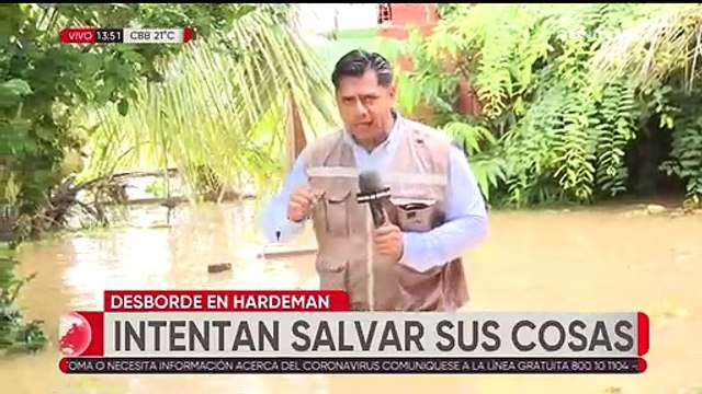 Pobladores de Hardeman quedaron con sus pertenencias bajo el agua