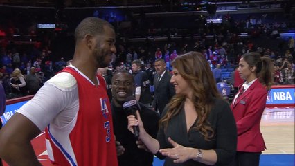 Chris Paul & Kevin Hart Funny Post-Game Interview