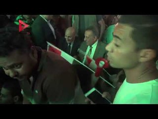 محافظ الجيزة يتابع مباراة مصر والكونغو مع الأهالي في "مصطفى محمود"