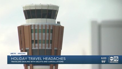 Download Video: Some travelers are dealing with delays and cancellations at Sky Harbor