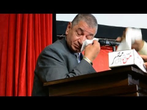 محافظ كفر الشيخ يبكي حزنا على «شهداء الواحات» ويهتف تحيا مصر