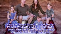 Prince William, Duchess Kate's Kids Are All Grown Up in 2021 Christmas Card