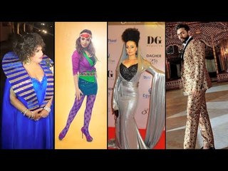 10 إطلالات غريبة لنجوم الفن .. "فستان ليمونة وبدلة ذهبية"