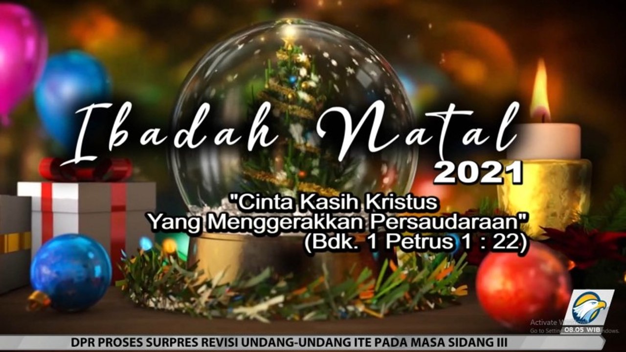 Ibadah Natal 2021: Cinta Kasih Kristus yang Menggerakkan Persaudaraan